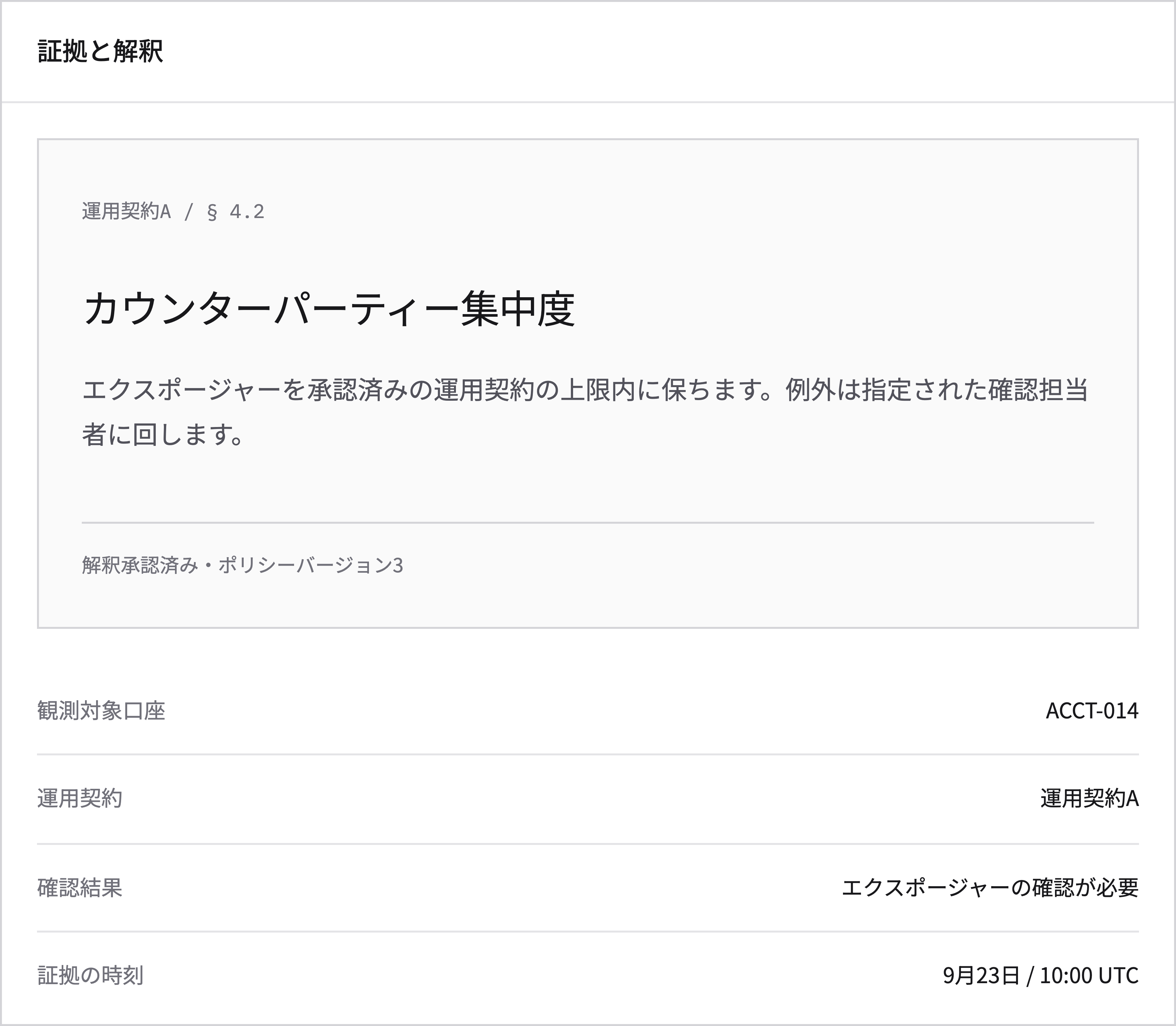 関連付けられた観測結果